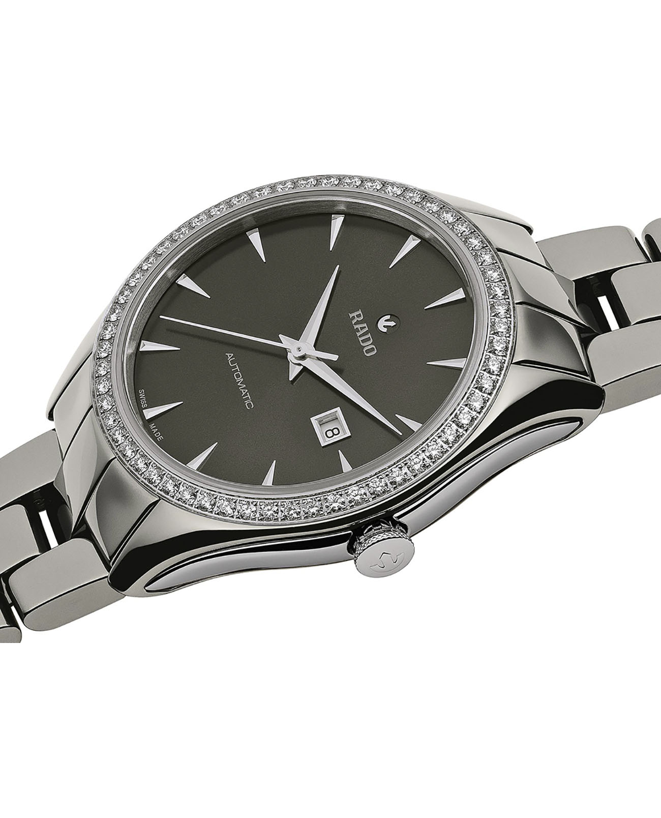 Rado Rado Hyperchrome Diamonds R32051102 Automatic, наручные женские часы фото под углом